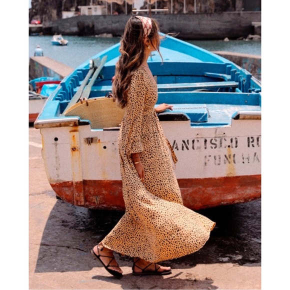 SOLD Billabong Nine Lives Wrap Maxi Dress - Picture 3 of 8